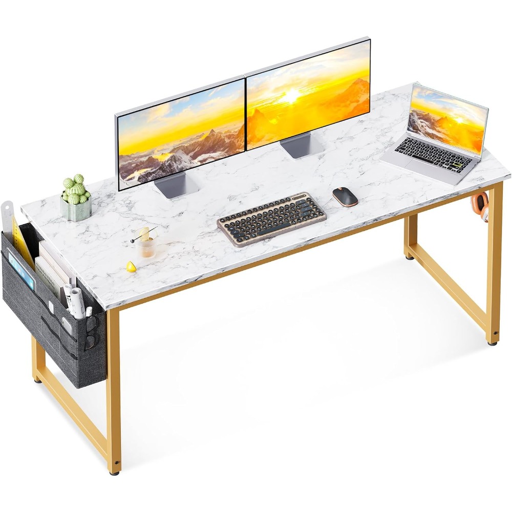 Home Office Work Table - Computer Desk Large Office Desk, 55