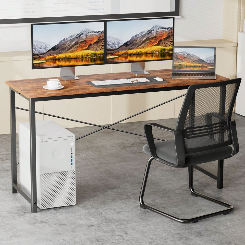 Home Office Work Table - 44 Inch Home Office Desk, Small