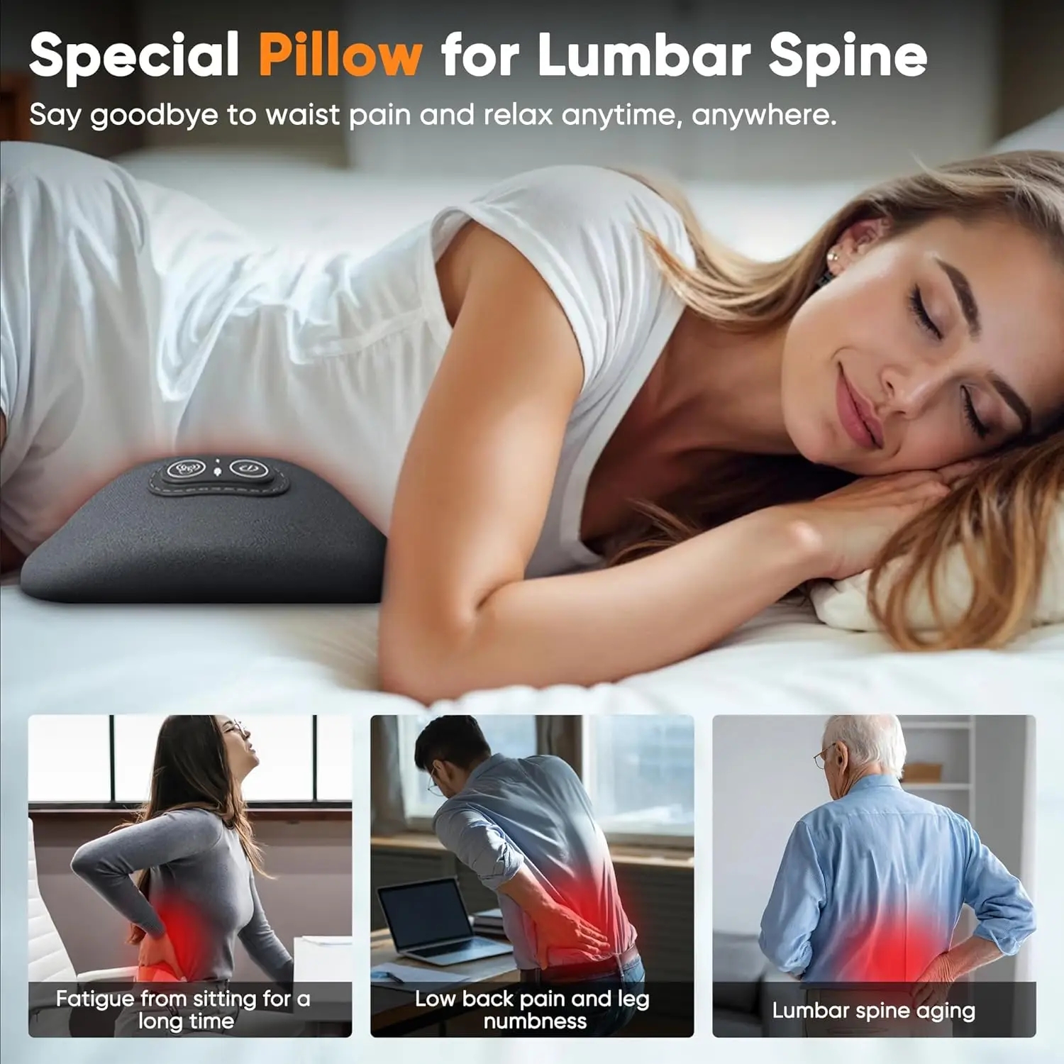 Back Pillow Heating Vibration  - Mesh Back Cushion ulasan dan harga