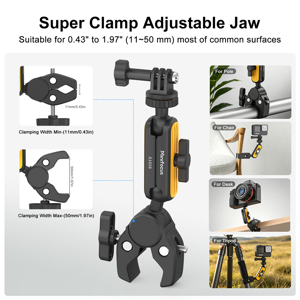 Super Clamp with 360° Dual Bal - Monitor Arm Dual ulasan dan harga