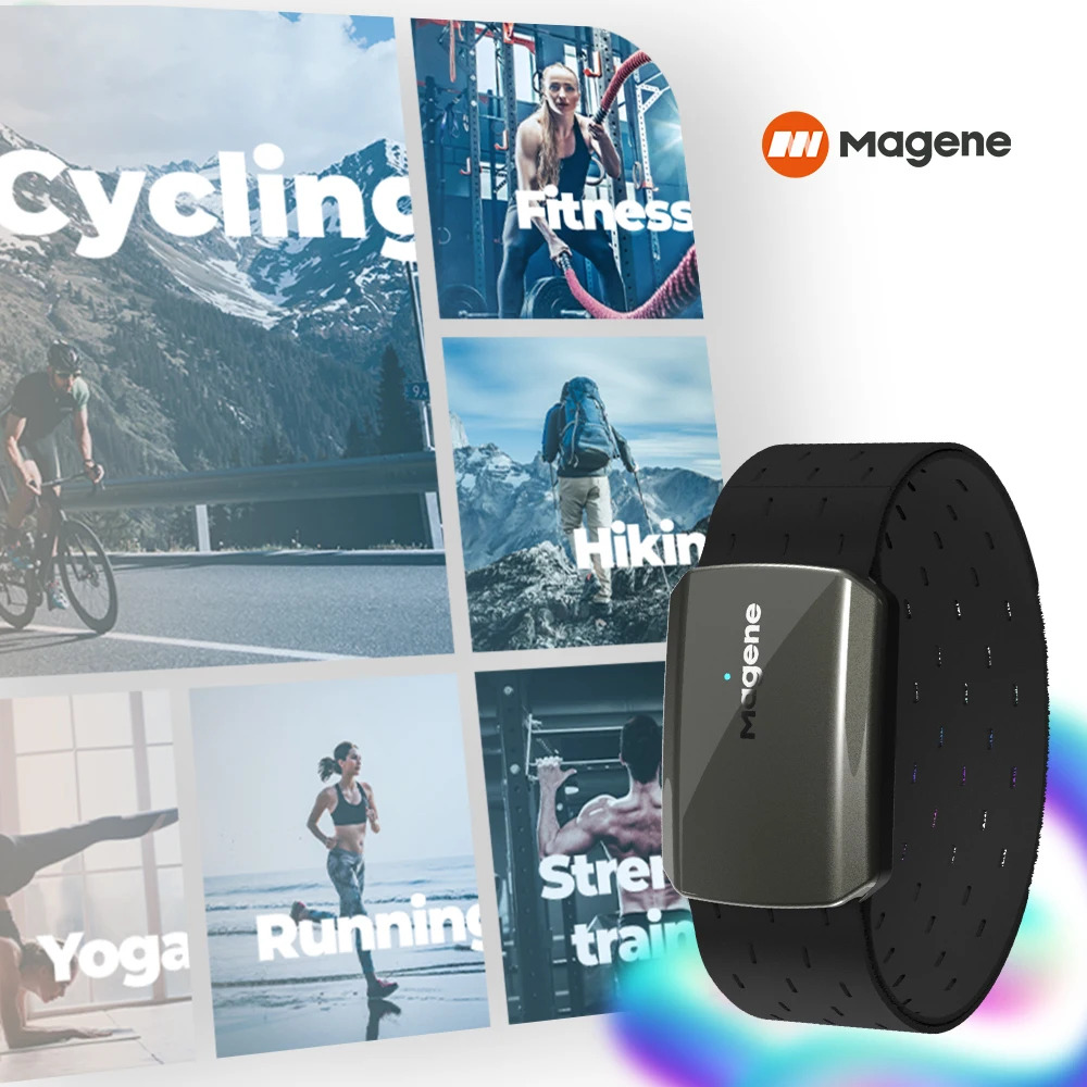 Magene H803 Heart Rate Armband - Monitor Arm Dual ulasan dan harga