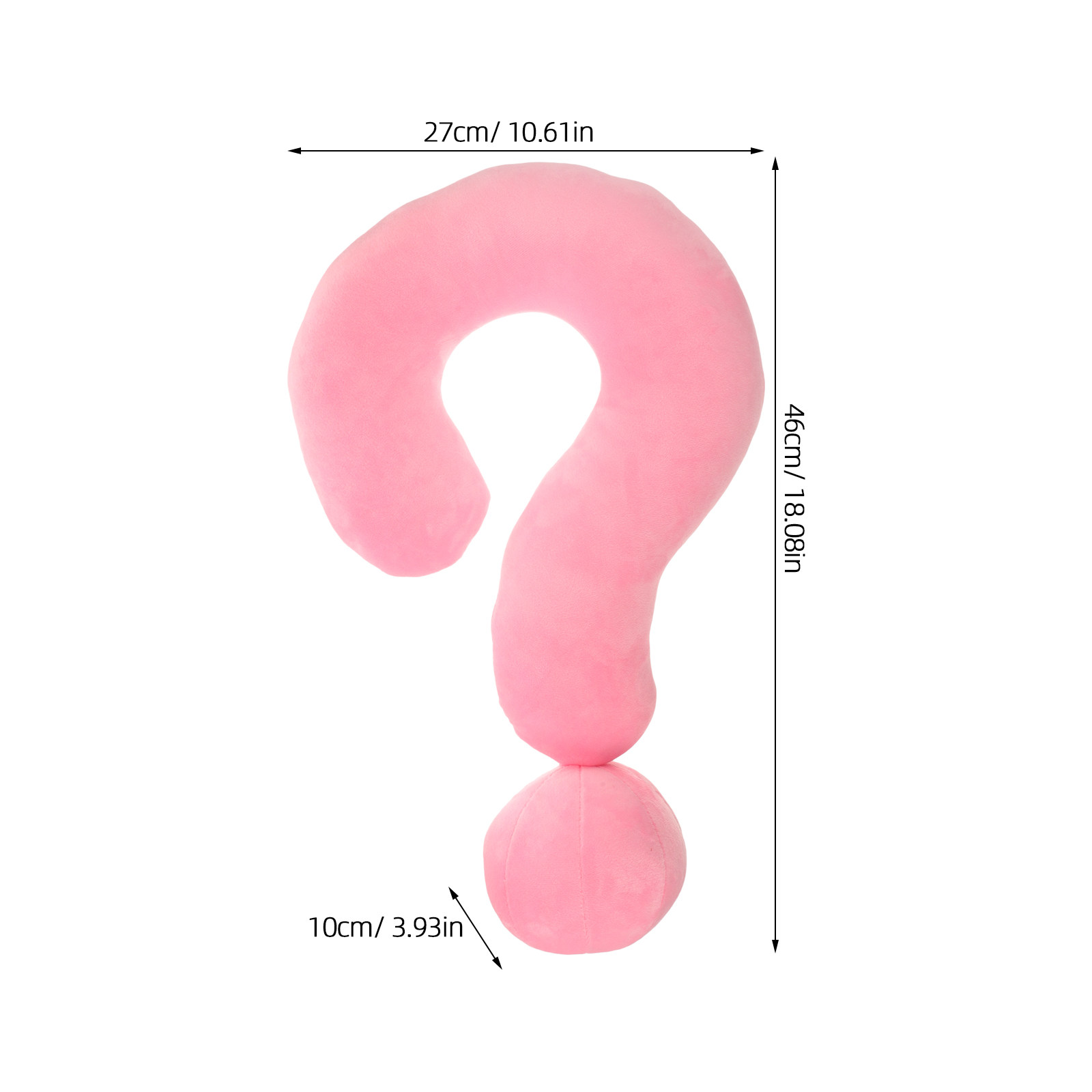 Question Mark Shape Pillow Sof - Home Office Questions ulasan dan harga