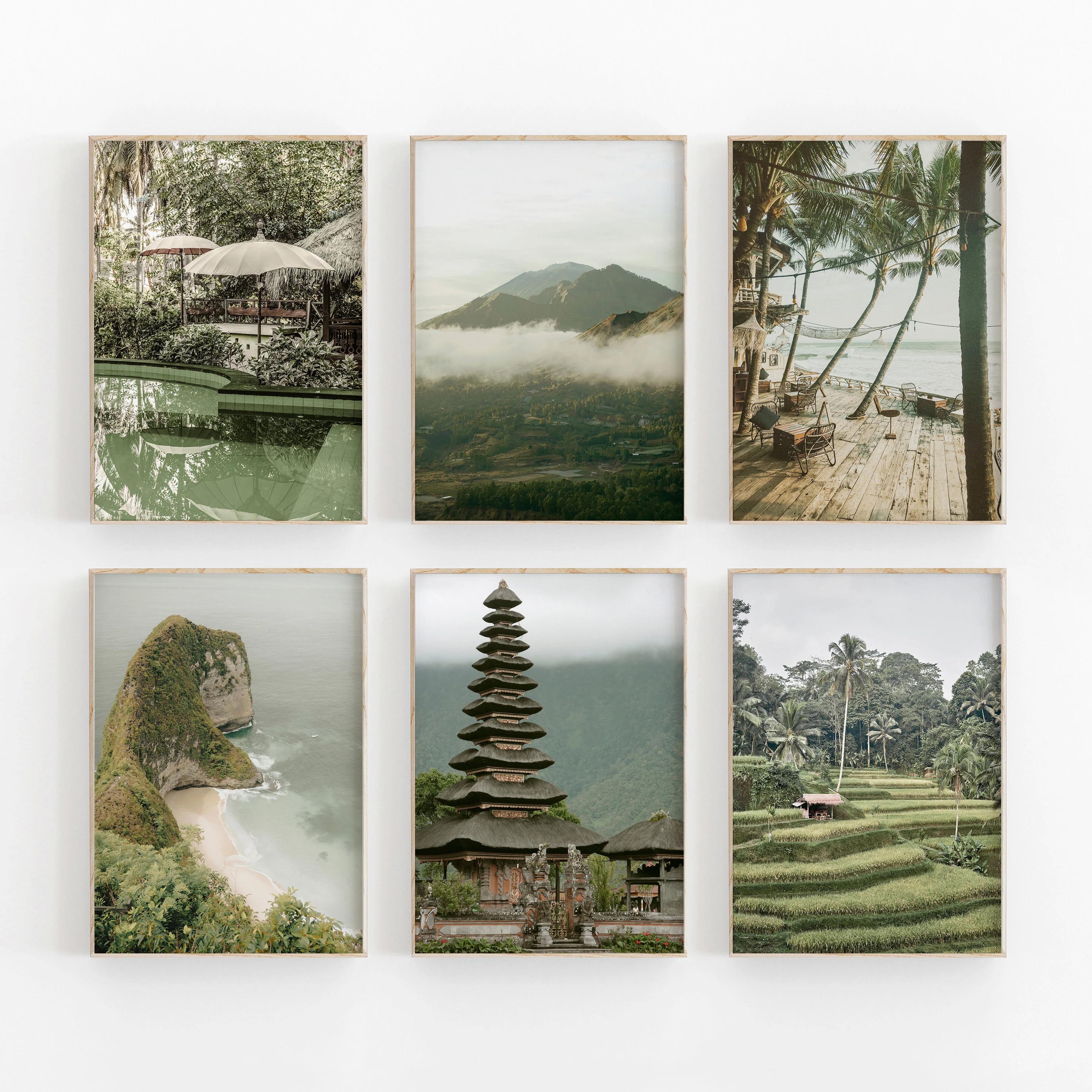 1pc Bali Canvas Art Print - Se - Home Office Bali ulasan dan harga