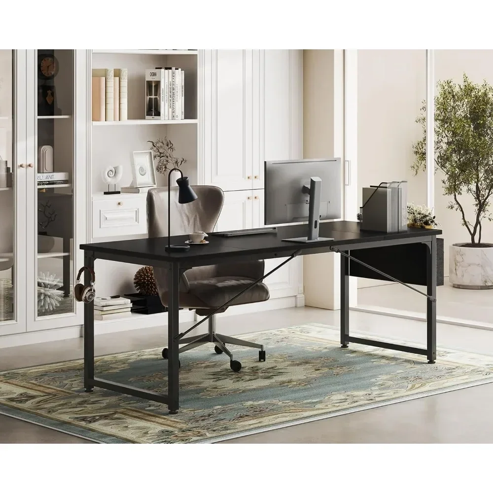 Hot salesComputer Desk Large O - Home Office Work Table ulasan dan harga