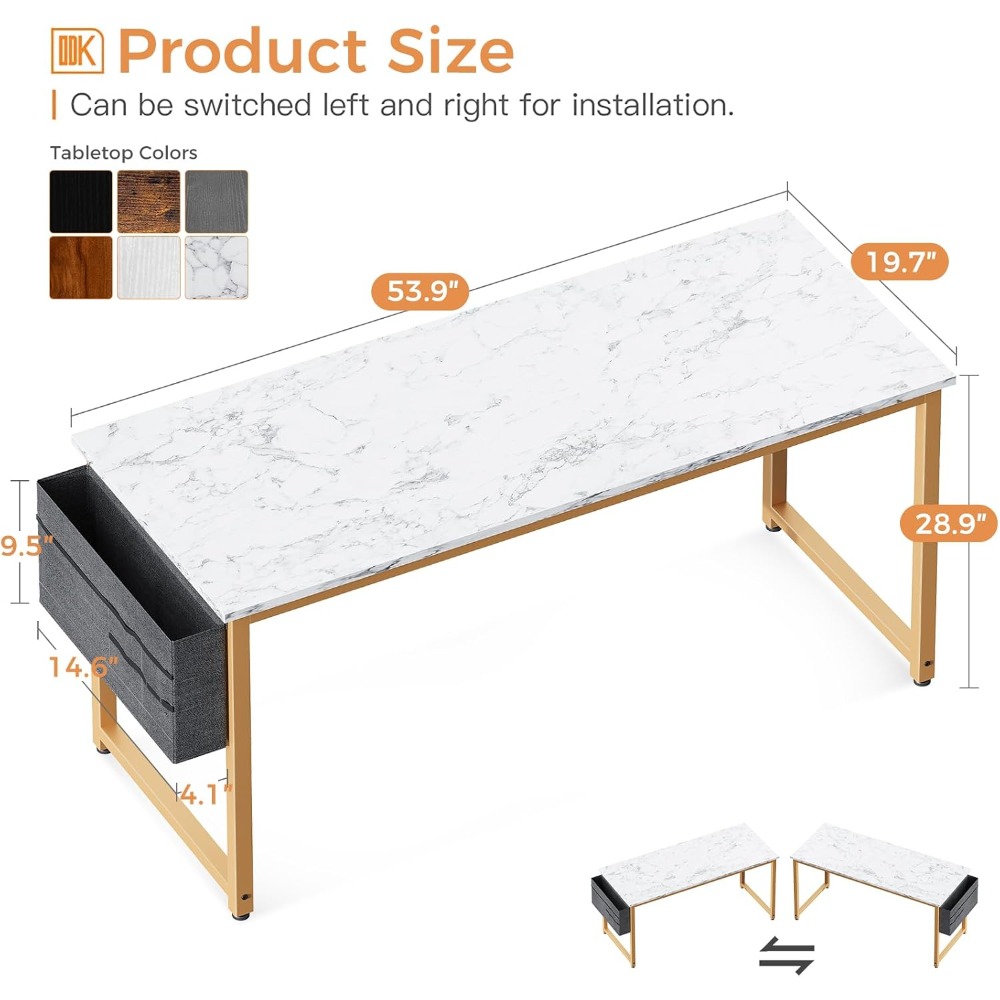 Computer Desk Large Office Des - Home Office Work Table ulasan dan harga