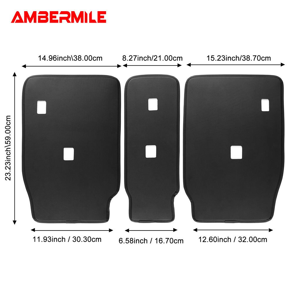 3Pcs Black PU Leather for Mini - Mesh Back Cushion ulasan dan harga