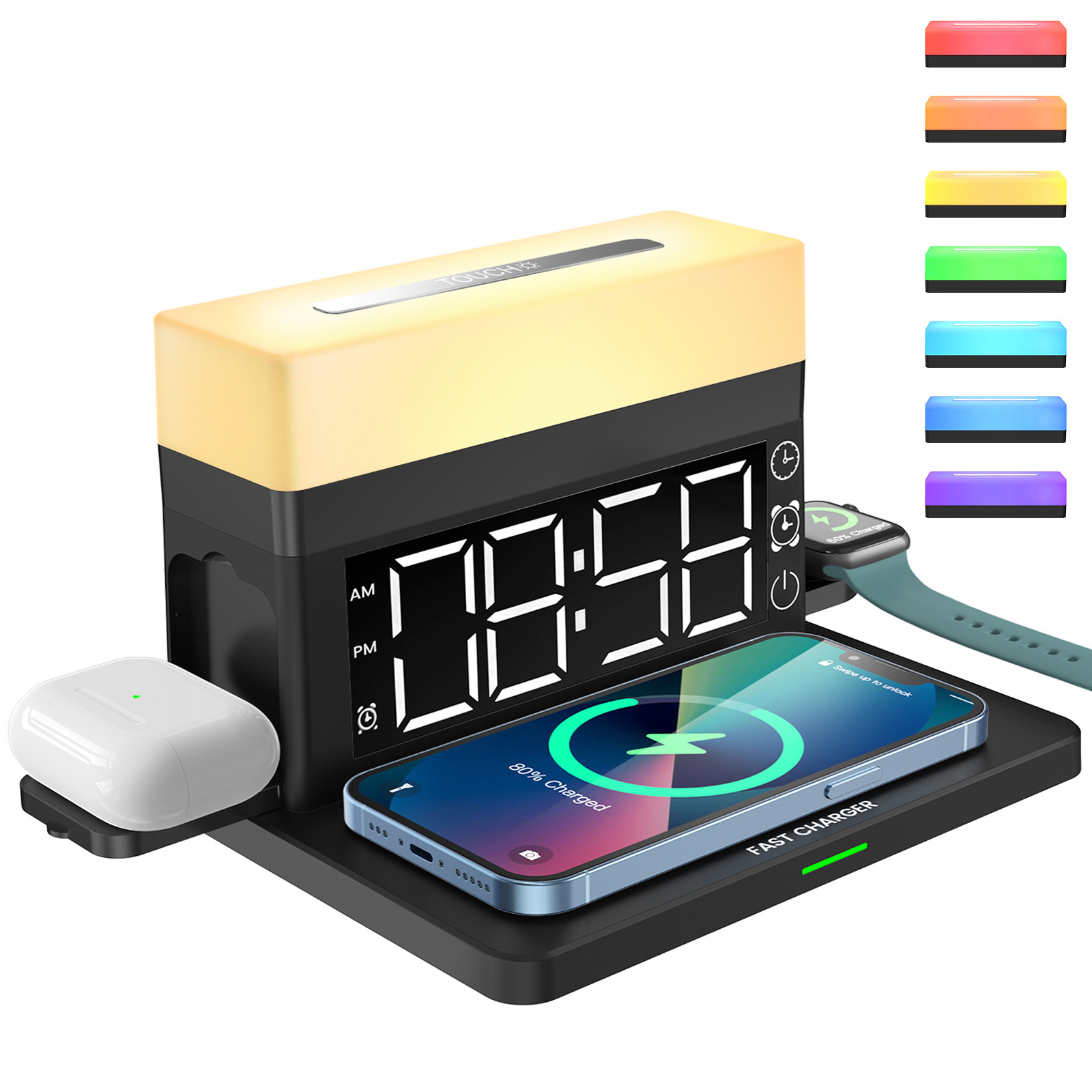 Desk Digital Alarm Clocks with - Led Desk Clock ulasan dan harga