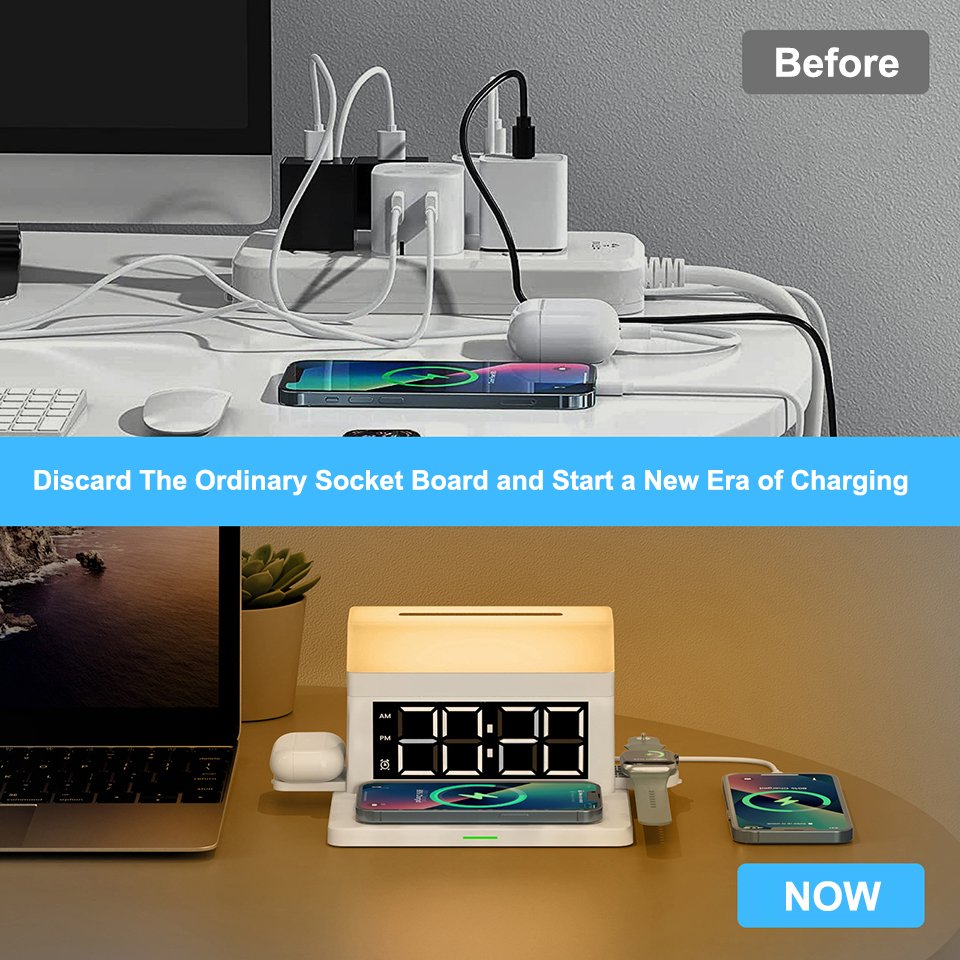 Desk Digital Alarm Clocks with - Led Desk Clock ulasan dan harga