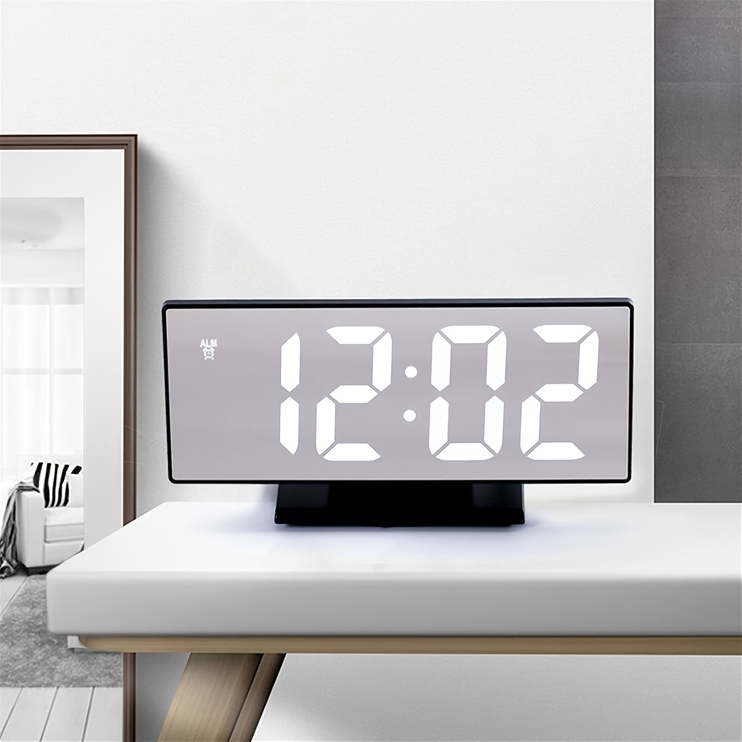 Smart display alarm clock, mul - Led Desk Clock ulasan dan harga