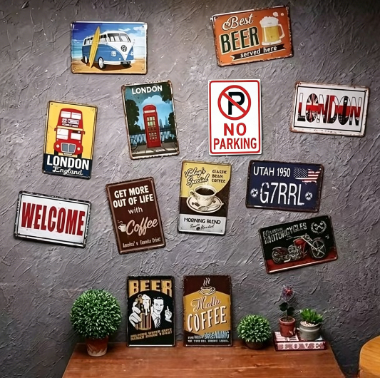 Retro Metal Tin Sign If You Do - Home Office Questions ulasan dan harga