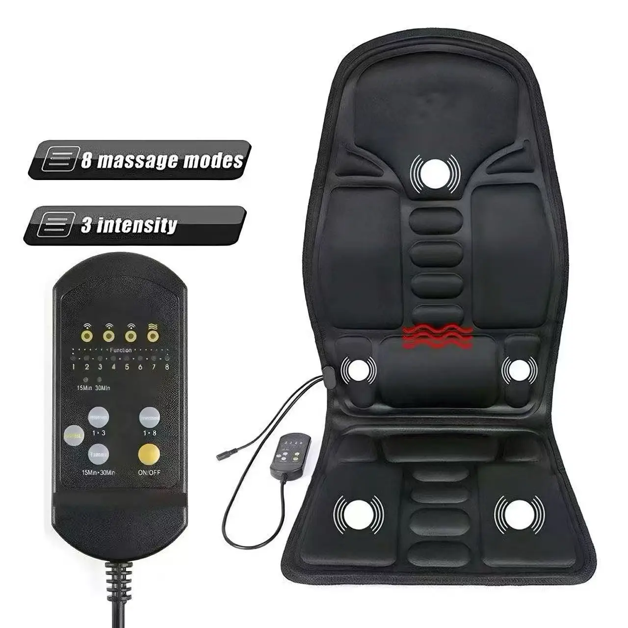 Vibration Massage Seat Cushion - Mesh Back Cushion ulasan dan harga
