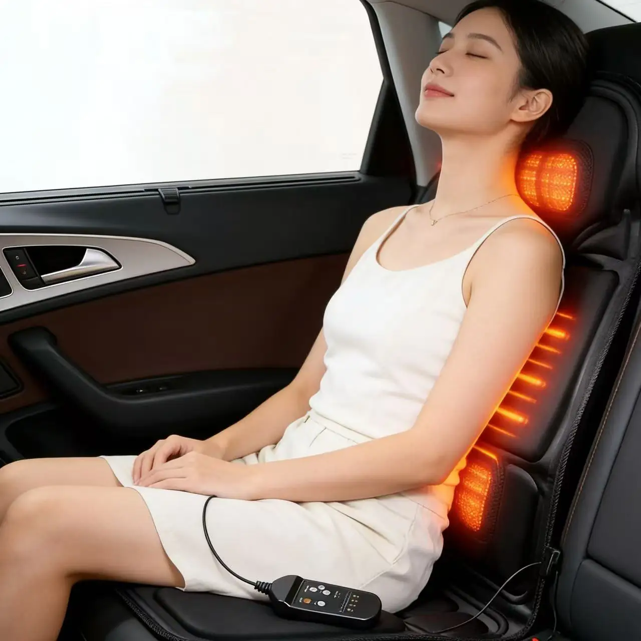Vibration Massage Seat Cushion - Mesh Back Cushion ulasan dan harga