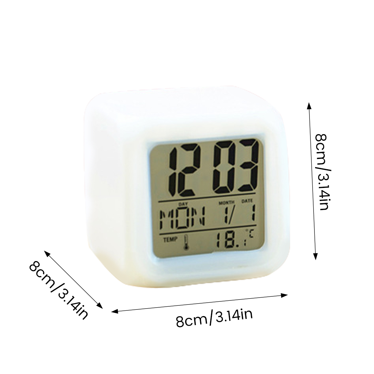 LED Digital Alarm Clock  Mini  - Led Desk Clock ulasan dan harga