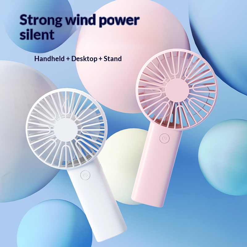 Mini Handheld Fan, 3 In 1 Port - Home Office Setup ulasan dan harga