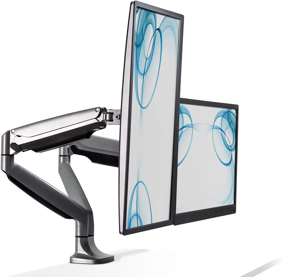 (MI-1772) Dual Monitor Arm Mou - Monitor Arm Dual ulasan dan harga