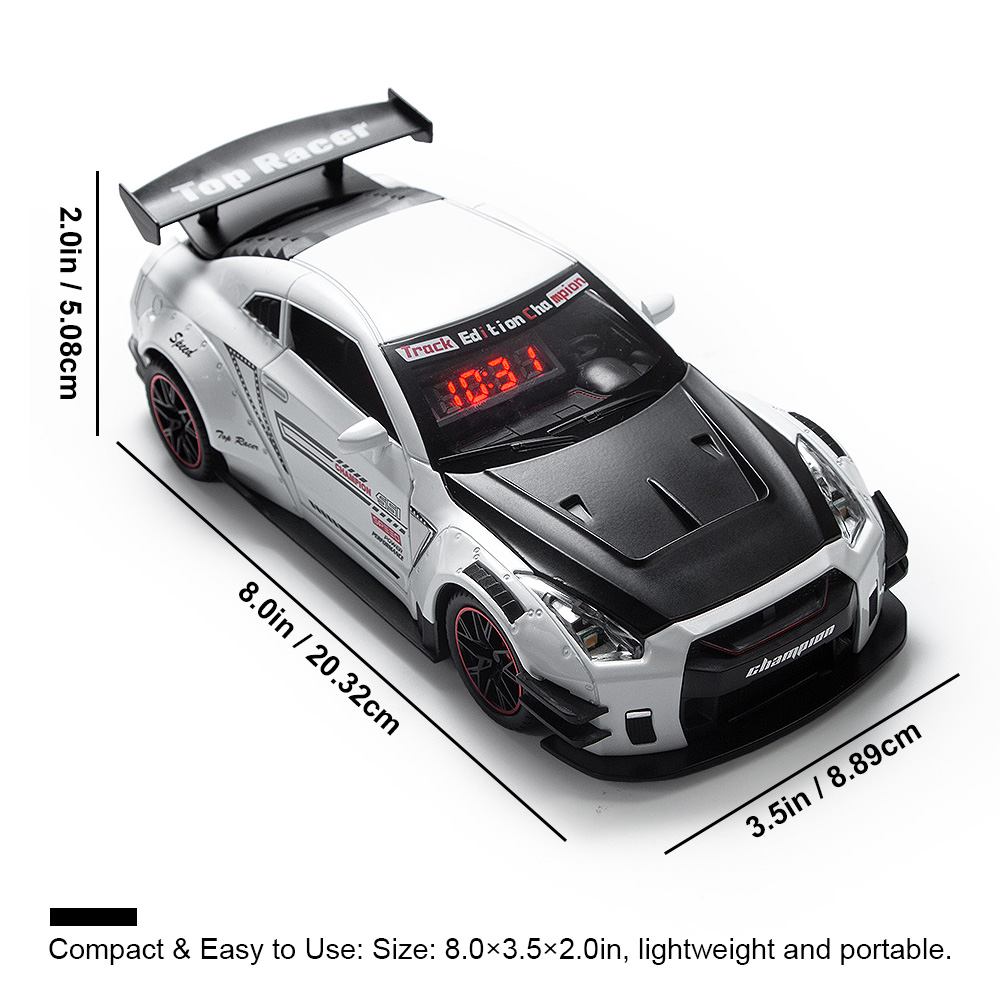 Hypercar LED Alarm Clock, Rech - Led Desk Clock ulasan dan harga