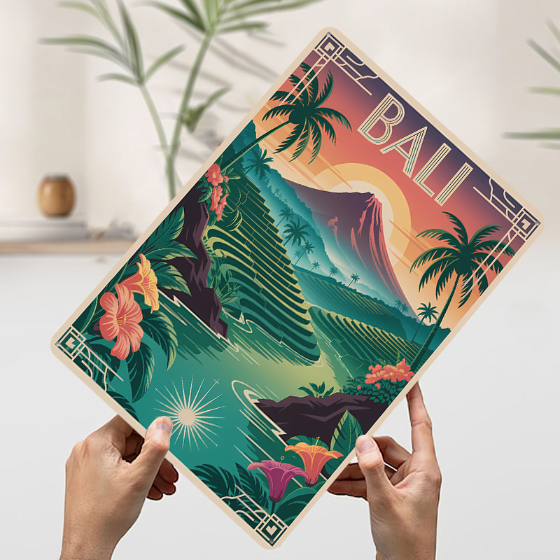 Bali Travel Art Deco Style Pos - Home Office Bali ulasan dan harga
