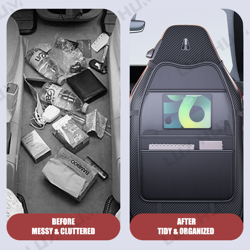 Car Seat Anti Kick Mat with Or - Mesh Back Cushion ulasan dan harga