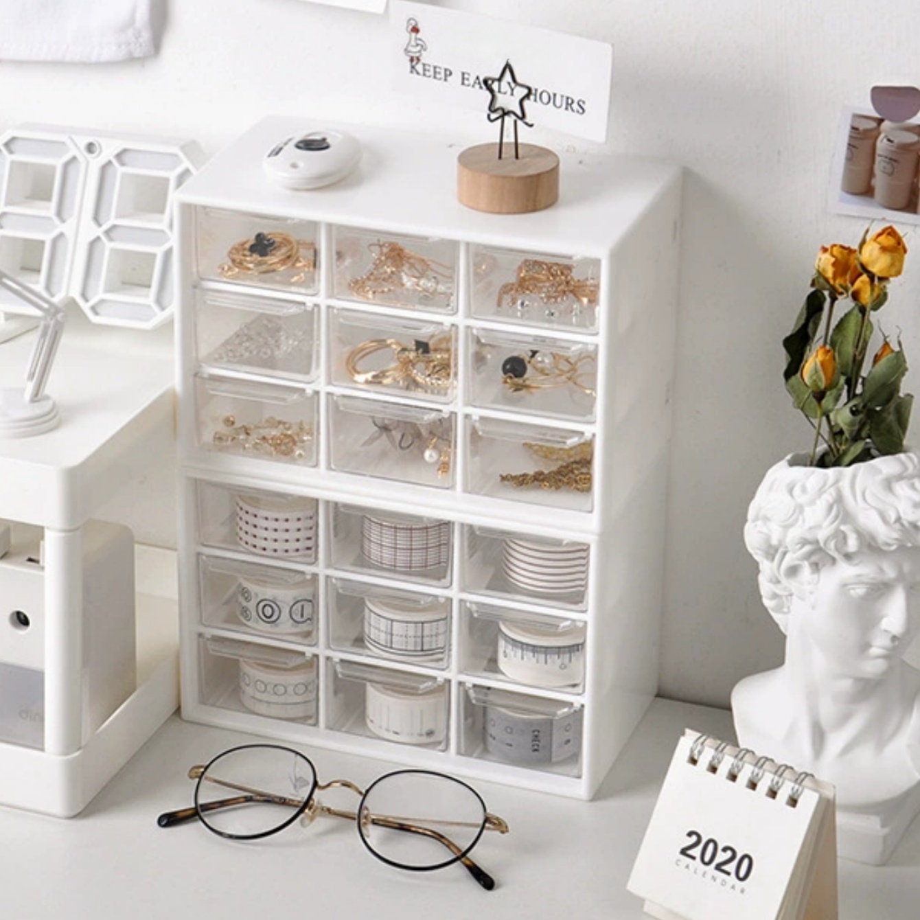 Bead Material Storage Box. The - Home Office Work Table ulasan dan harga