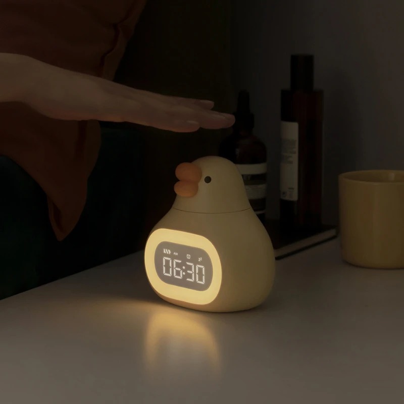 Cartoon Goose Digital Alarm Cl - Led Desk Clock ulasan dan harga
