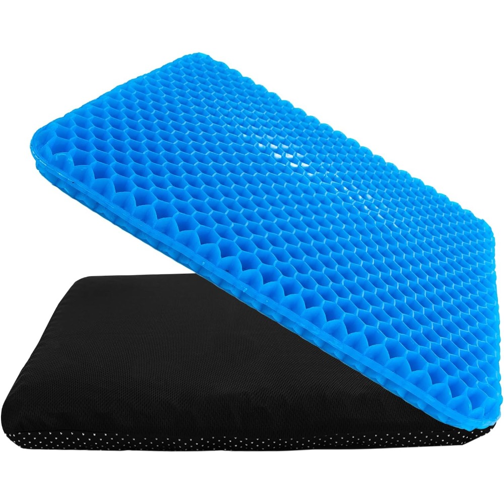 Extra Thick Gel Seat Cushion B - Mesh Back Cushion ulasan dan harga