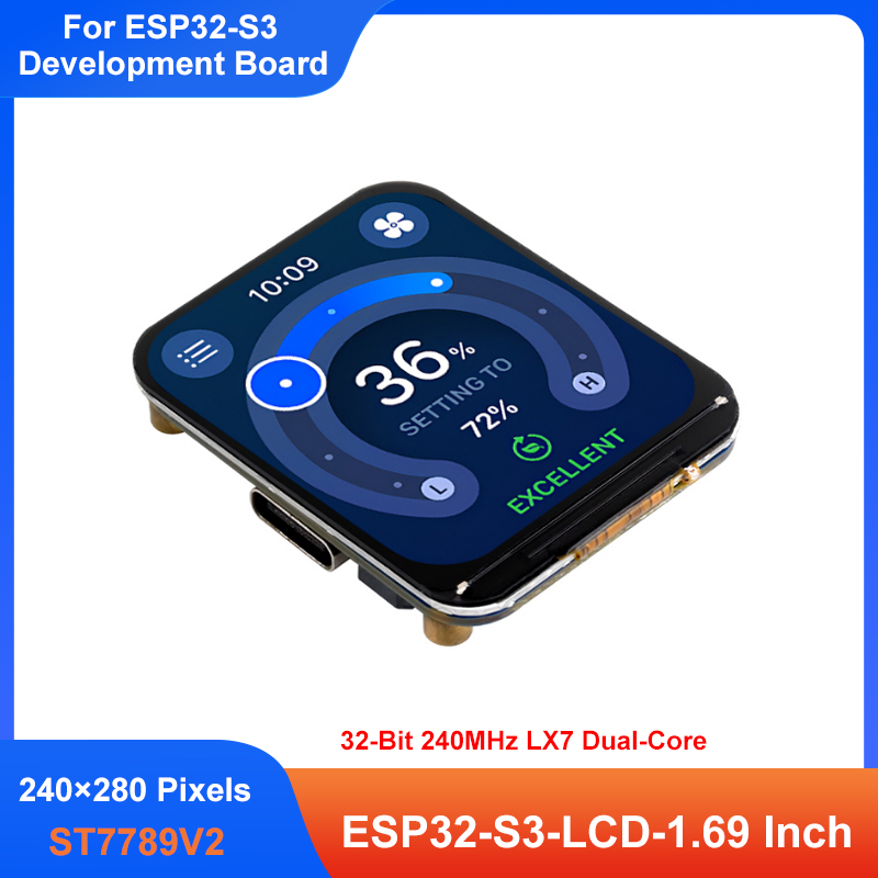 ESP32-S3 1.69inch Screen for E - Monitor Arm Dual ulasan dan harga