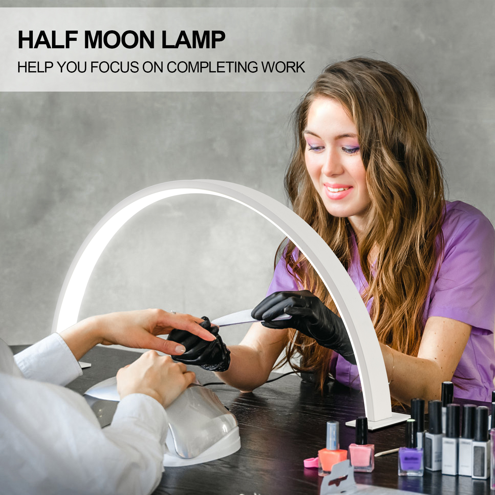 Half moon U-shaped nail lamp h - Home Office Setup ulasan dan harga