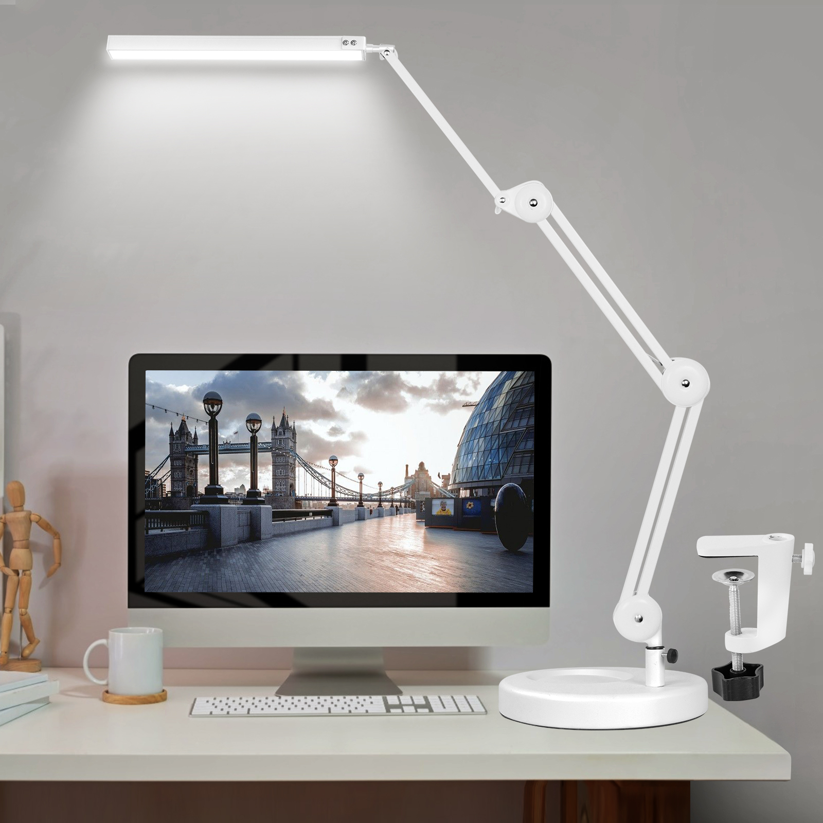 EOOKU EU/US 12V Table Lamp wit - Home Office Work Table ulasan dan harga