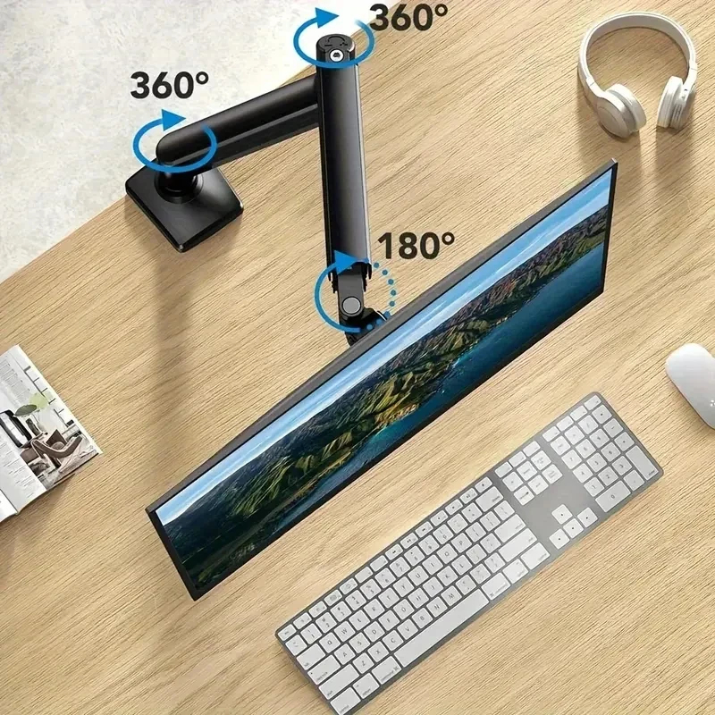 Single Monitor Desk Mount Arm– - Monitor Arm Dual ulasan dan harga