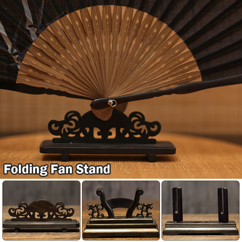 Vintage Art Style Folding Fan  - Home Office Work Table ulasan dan harga