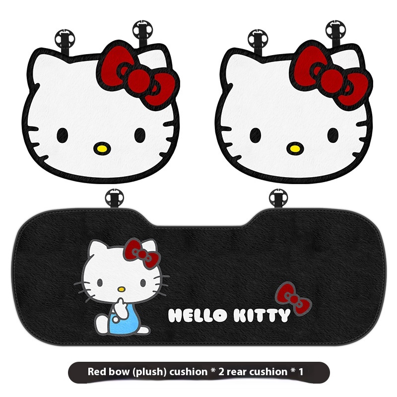 New Cute Fall Winter Cute Cat  - Mesh Back Cushion ulasan dan harga