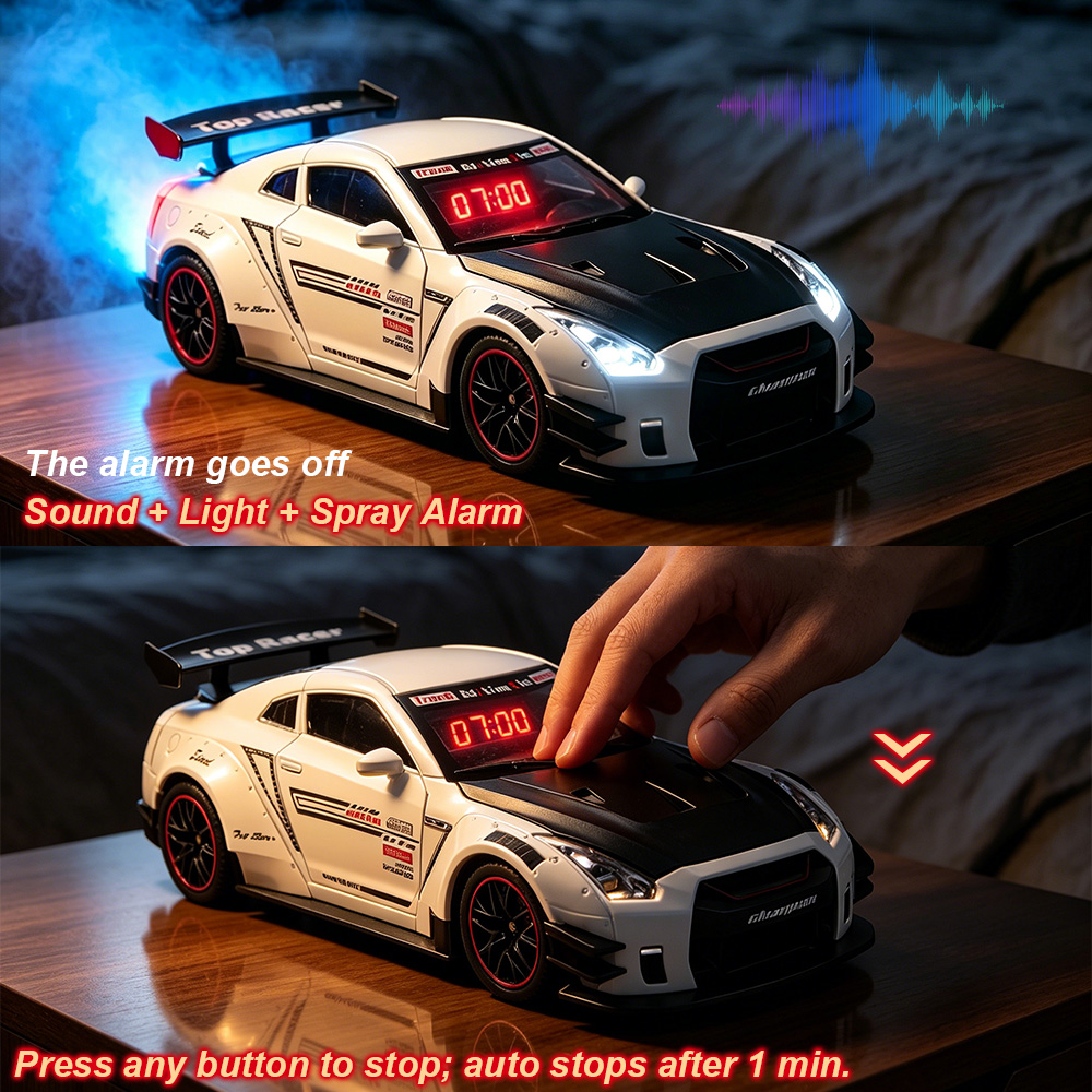1Set Remote Control HyperCar A - Led Desk Clock ulasan dan harga