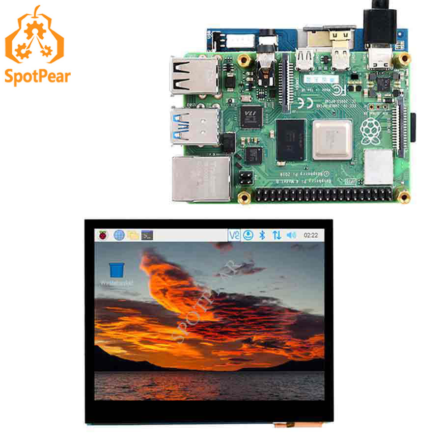 Raspberry Pi 3.5 inch touchscr - Monitor Arm Dual ulasan dan harga