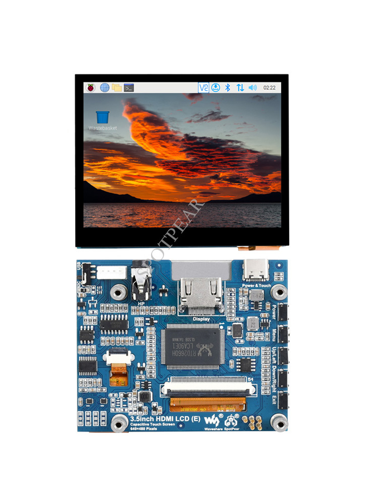 Raspberry Pi 3.5 inch touchscr - Monitor Arm Dual ulasan dan harga