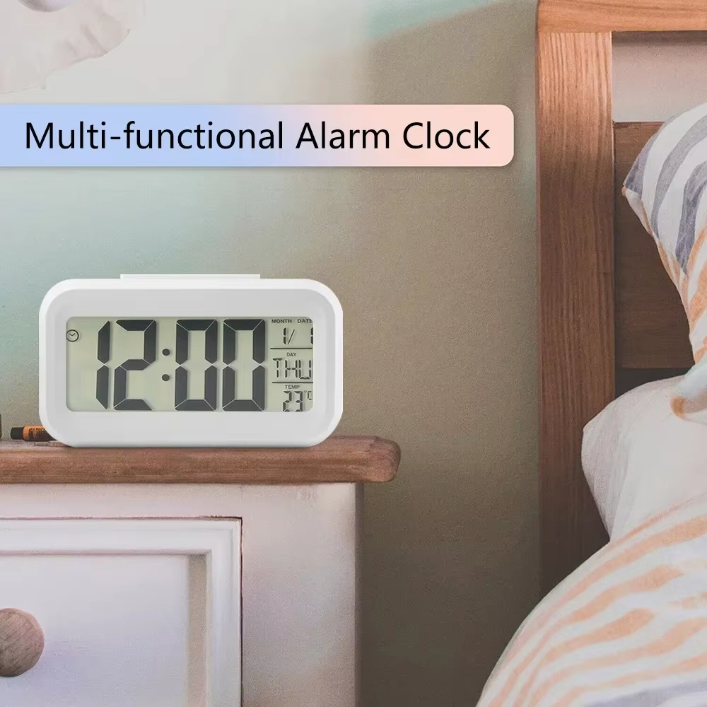 1/2pcs Smart Digital Alarm Clo - Led Desk Clock ulasan dan harga