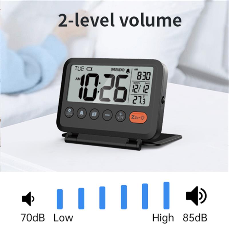 NOKLEAD Home Digital LCD Therm - Led Desk Clock ulasan dan harga