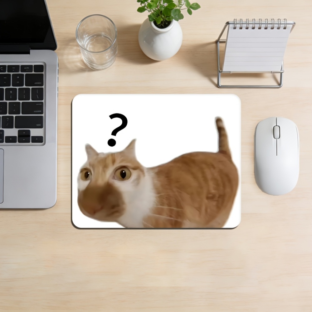 Funny Confused Cat Meme Mouse  - Home Office Questions ulasan dan harga